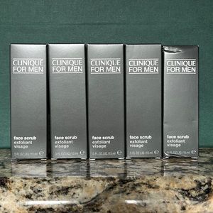 New Clinique for men face scrub minis